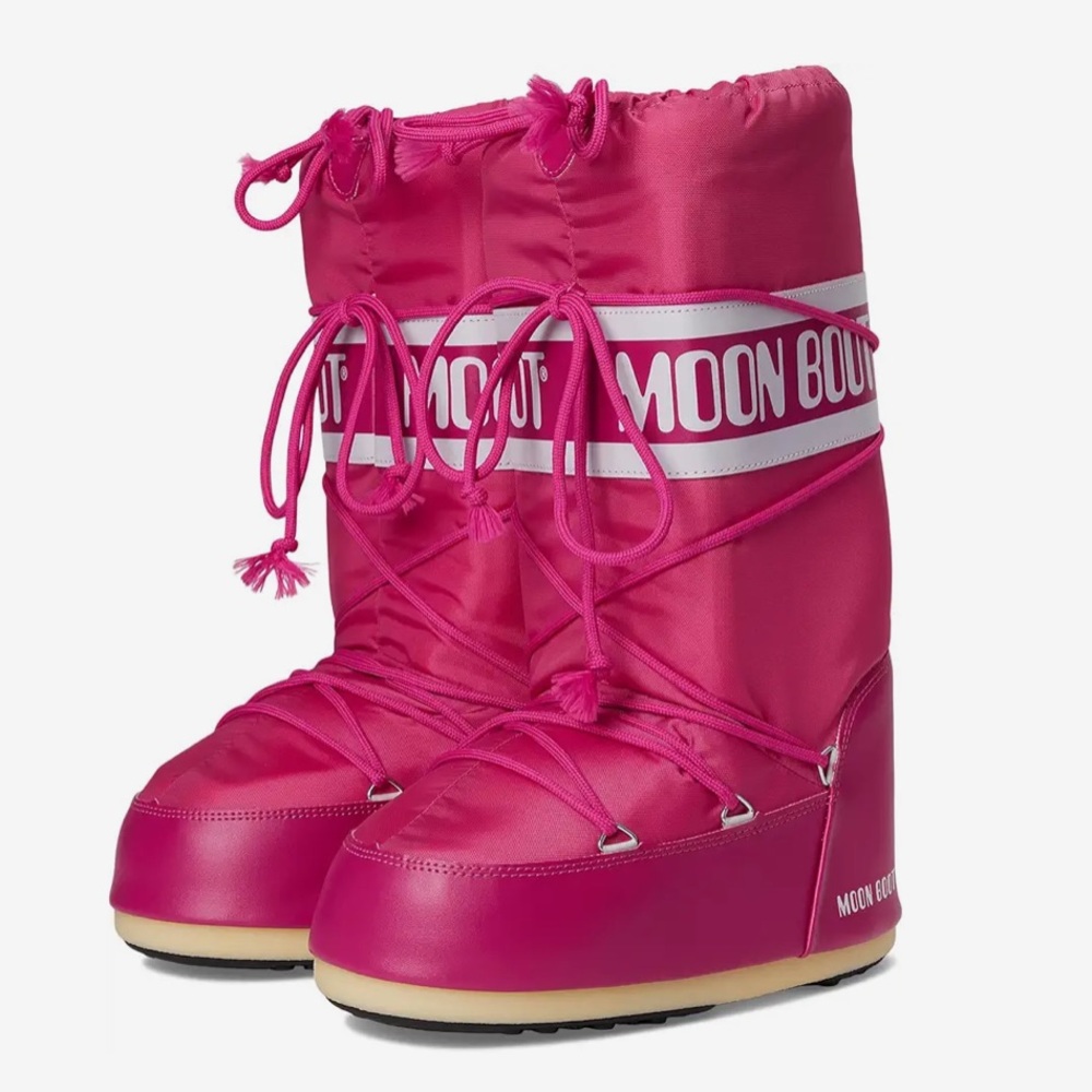Moon Boot Pink Ankle Boots